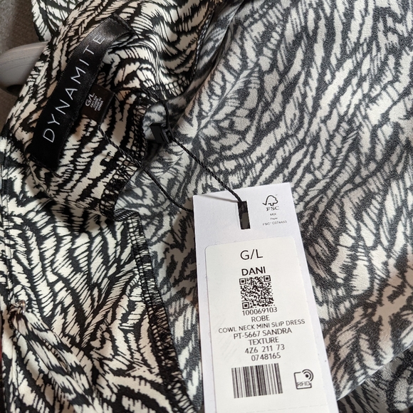 Dynamite Dani Cowl Neck Dress - Picture 4 of 5